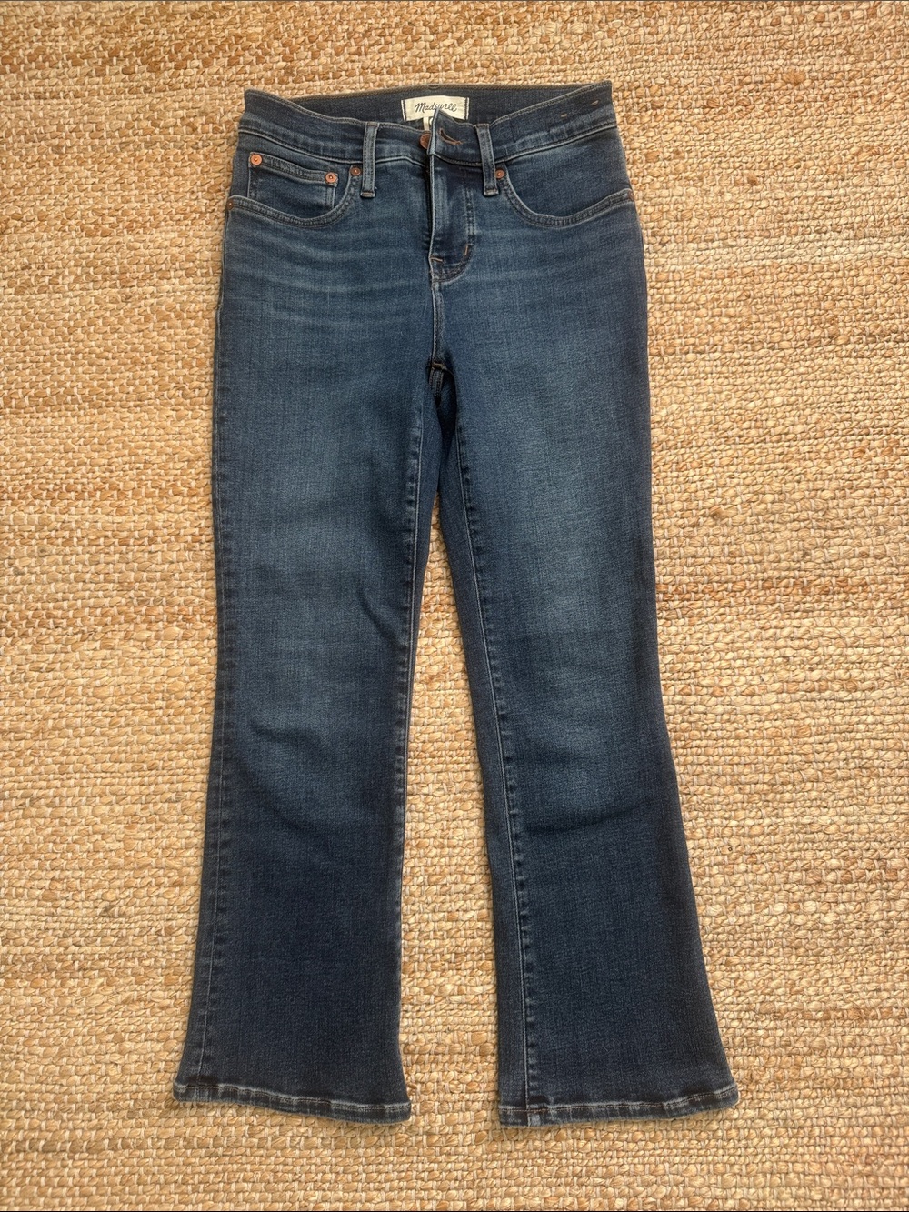 Madewell Dark Blue Flare Jeans